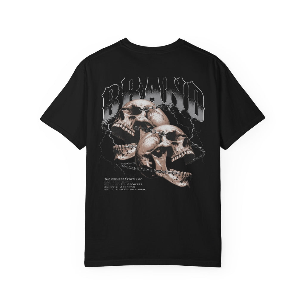 Gothic Skull Graphic T-Shirt,