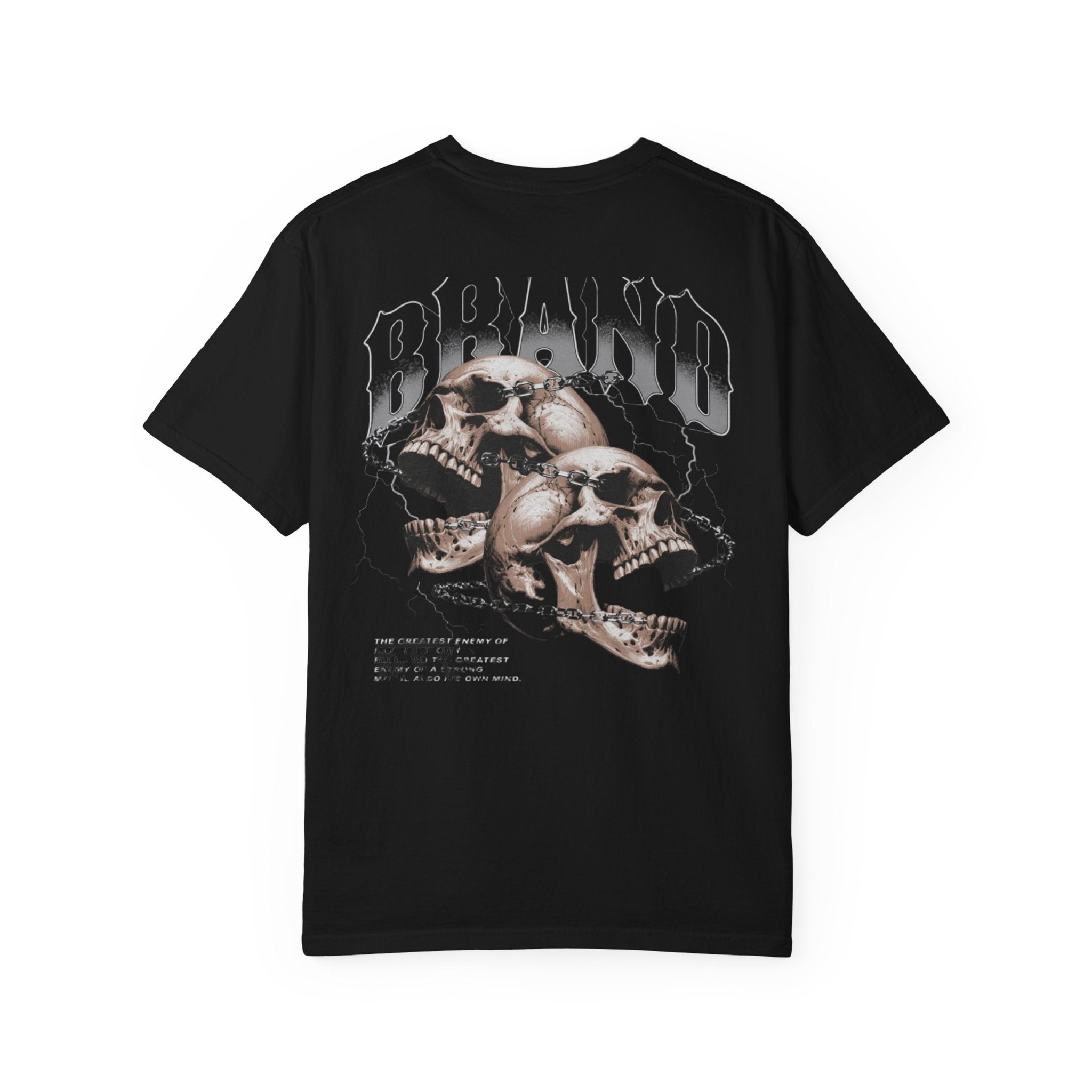 Gothic Skull Graphic T-Shirt,